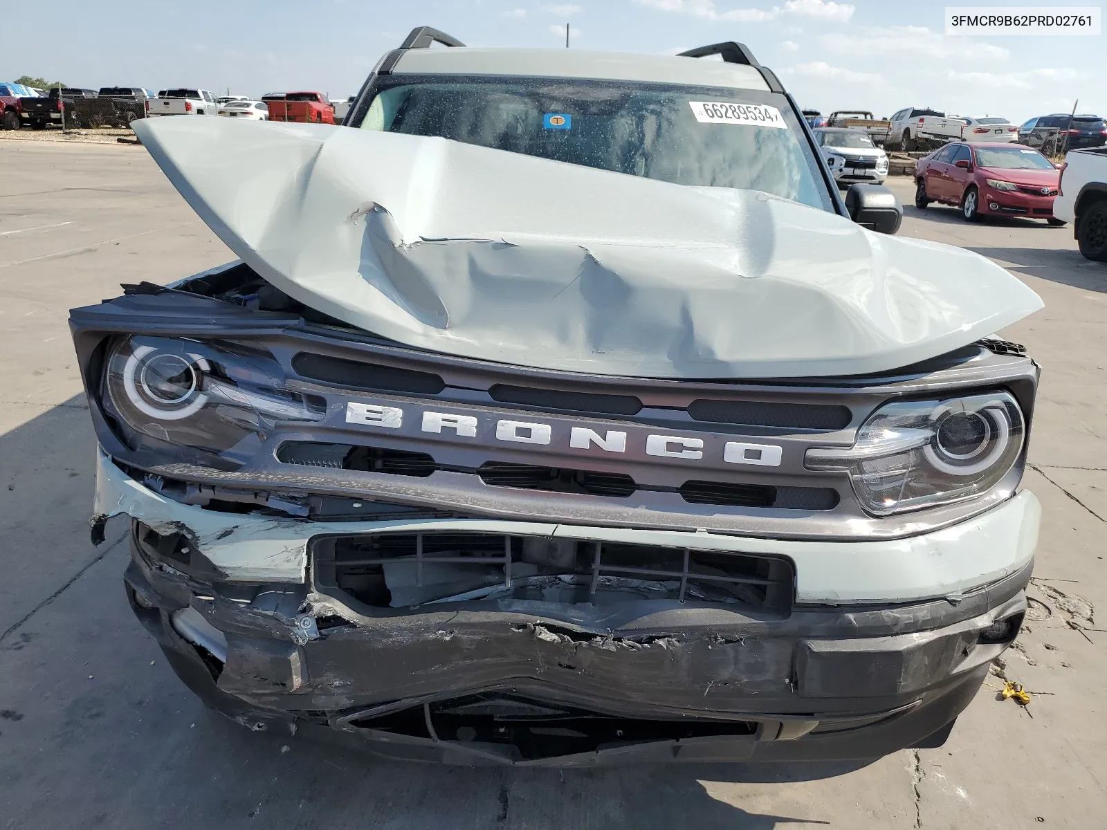 2023 Ford Bronco Sport Big Bend VIN: 3FMCR9B62PRD02761 Lot: 66289534