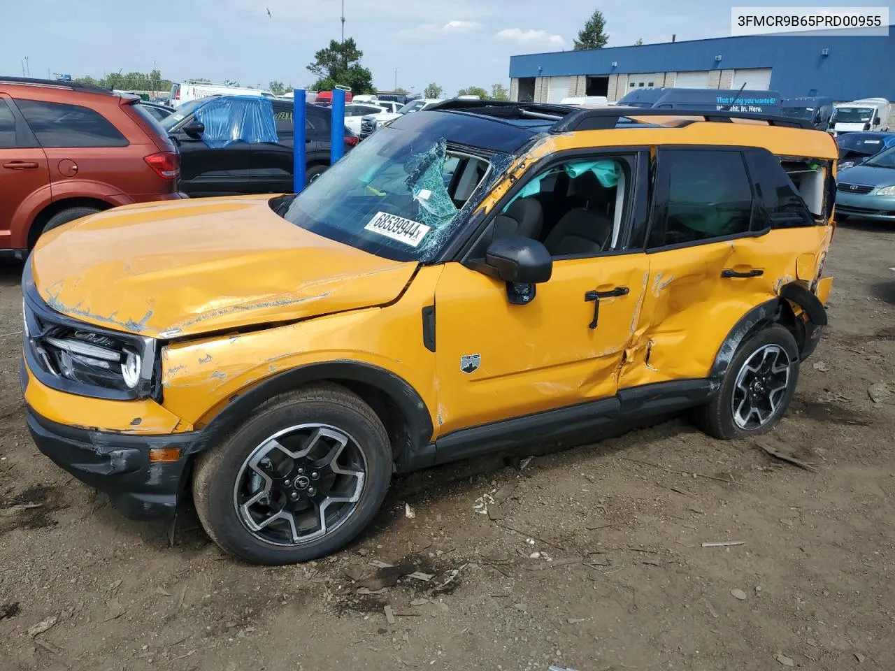 2023 Ford Bronco Sport Big Bend VIN: 3FMCR9B65PRD00955 Lot: 68539944