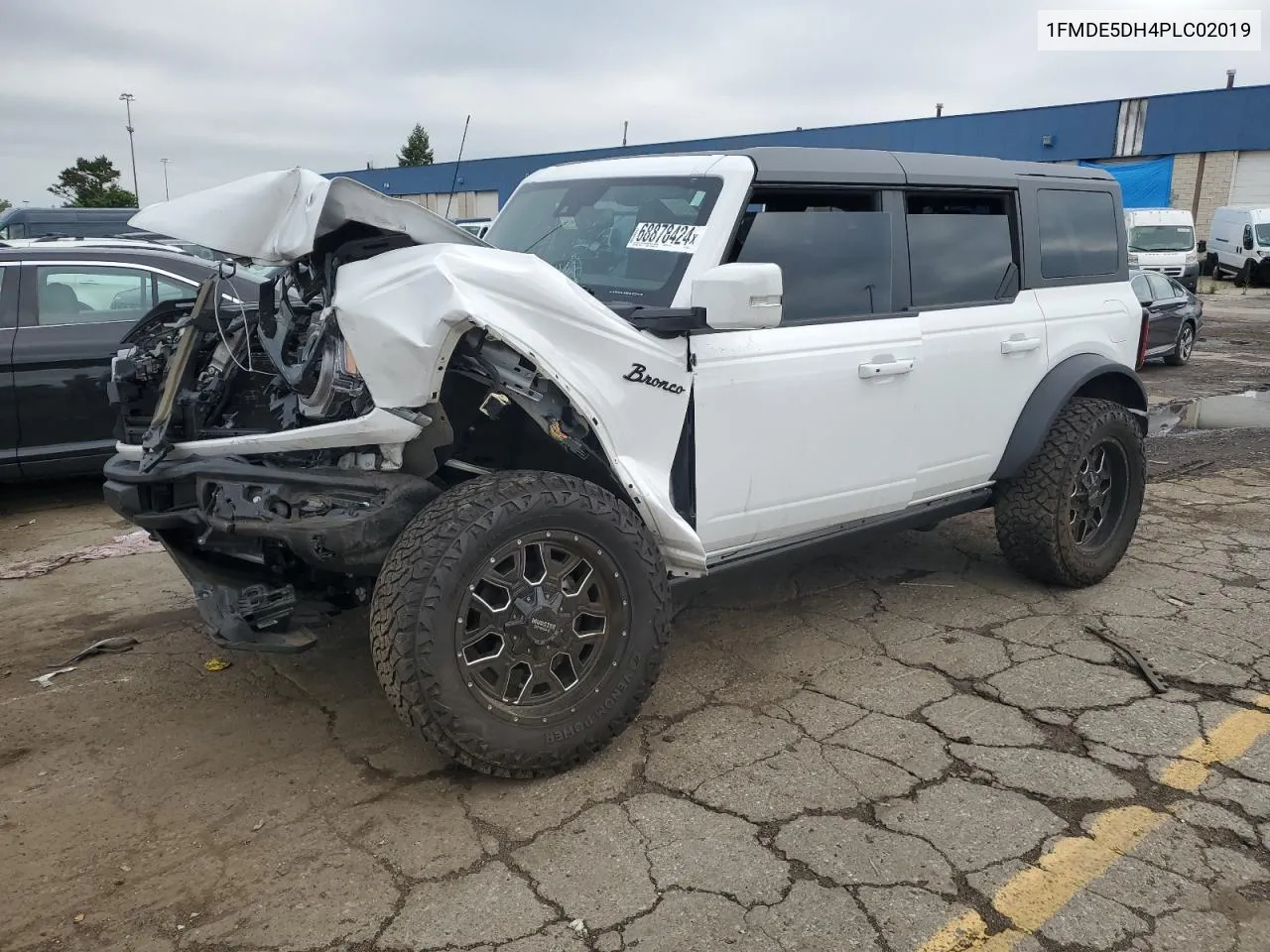 2023 Ford Bronco Base VIN: 1FMDE5DH4PLC02019 Lot: 68878424