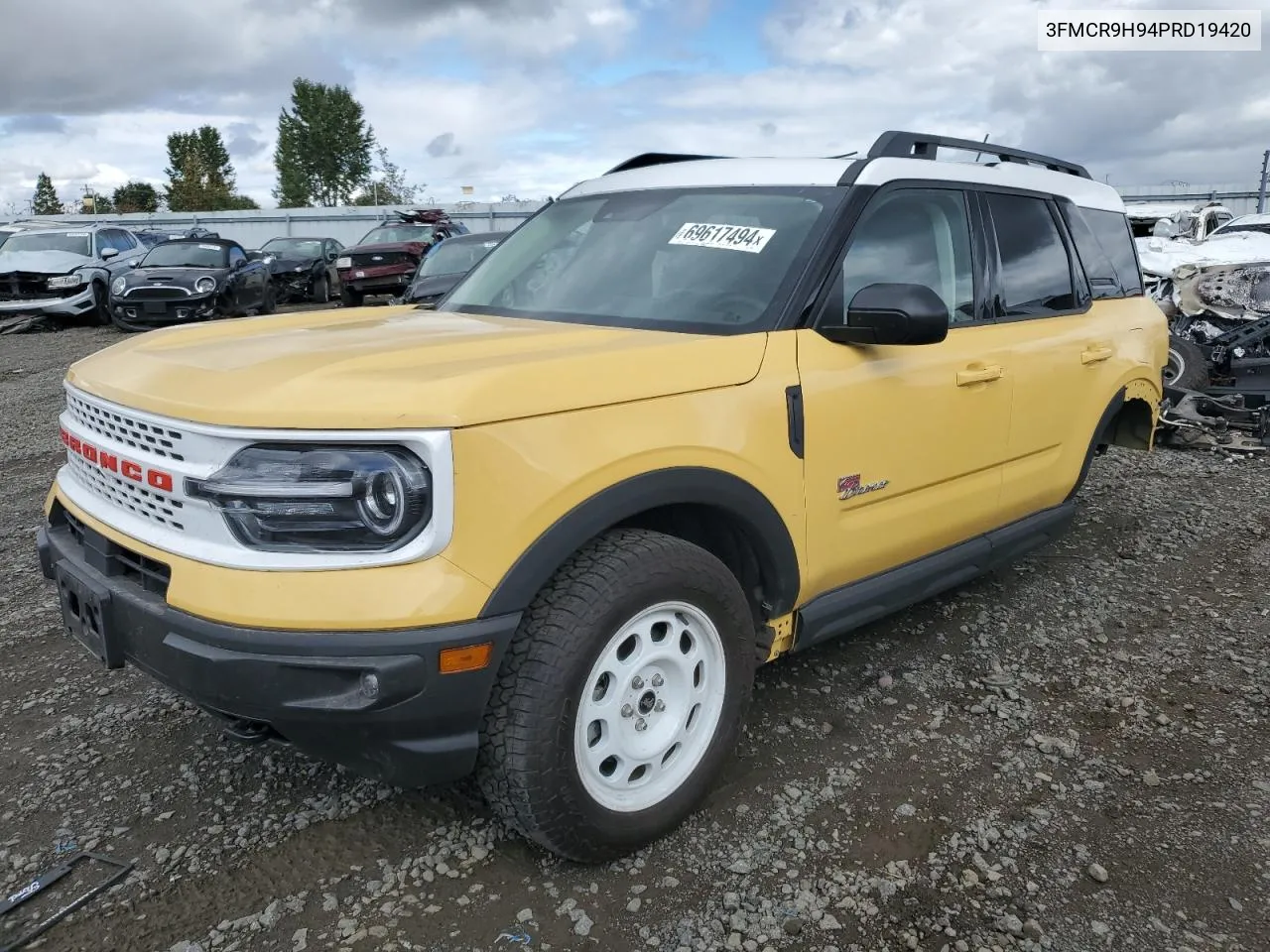 2023 Ford Bronco Sport Heritage Limited VIN: 3FMCR9H94PRD19420 Lot: 69617494