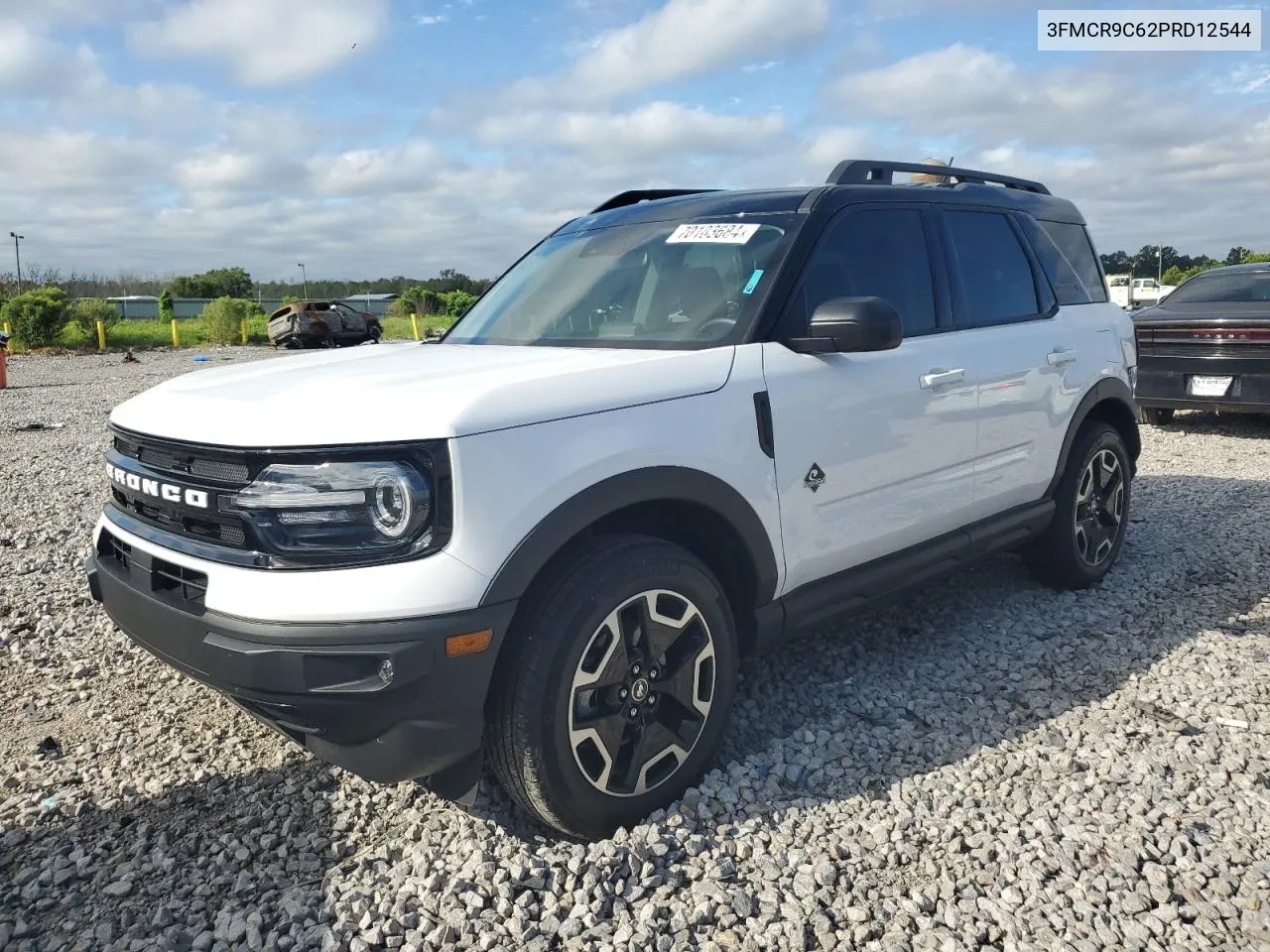 2023 Ford Bronco Sport Outer Banks VIN: 3FMCR9C62PRD12544 Lot: 70183684