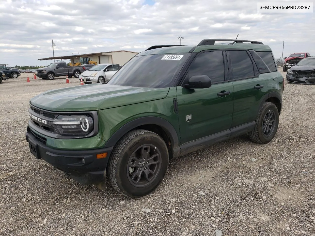 2023 Ford Bronco Sport Big Bend VIN: 3FMCR9B66PRD23287 Lot: 71195994