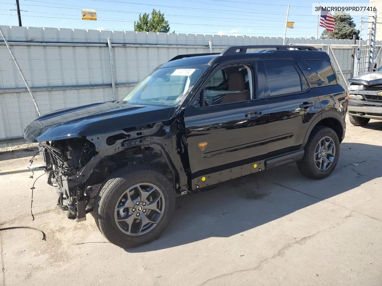 2023 Ford Bronco Sport Badlands VIN: 3FMCR9D99PRD77416 Lot: 71247134