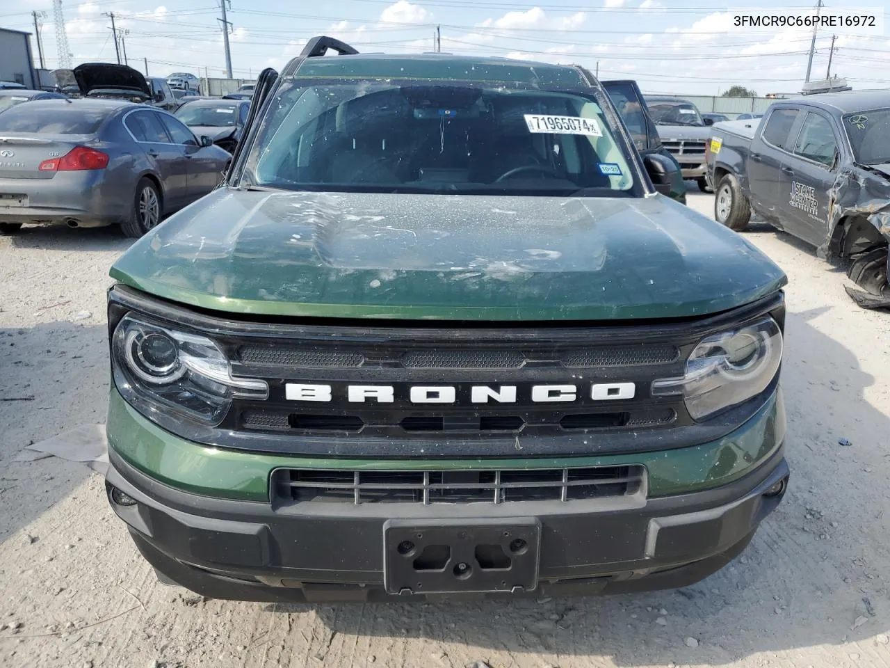 2023 Ford Bronco Sport Outer Banks VIN: 3FMCR9C66PRE16972 Lot: 71965074