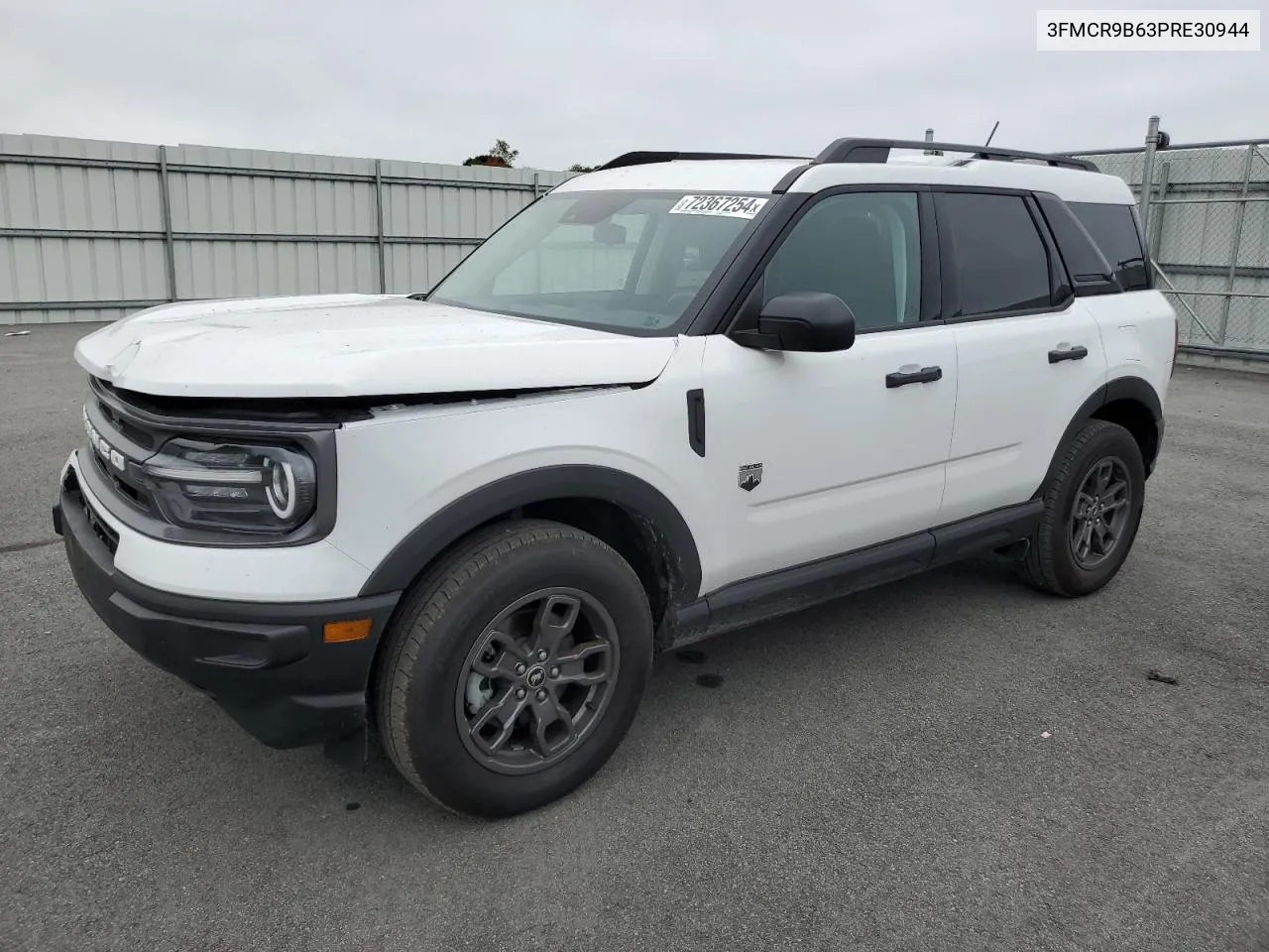 2023 Ford Bronco Sport Big Bend VIN: 3FMCR9B63PRE30944 Lot: 72367254