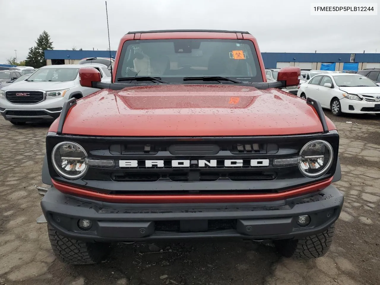 2023 Ford Bronco Base VIN: 1FMEE5DP5PLB12244 Lot: 72502264