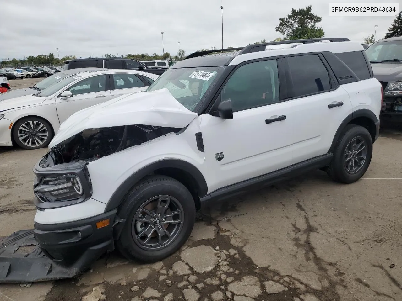 2023 Ford Bronco Sport Big Bend VIN: 3FMCR9B62PRD43634 Lot: 72614464