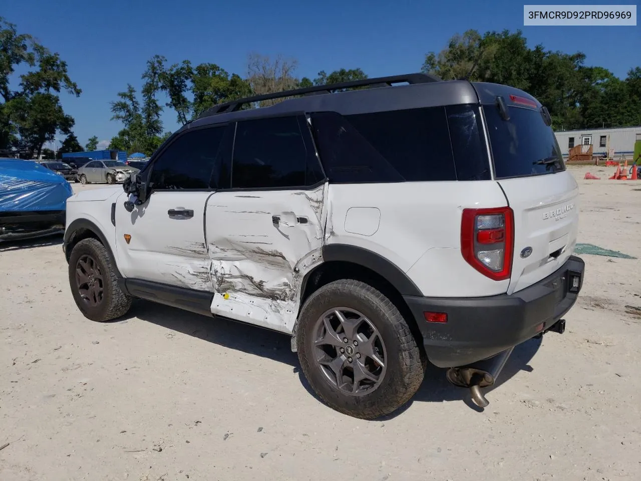 2023 Ford Bronco Sport Badlands VIN: 3FMCR9D92PRD96969 Lot: 72783824