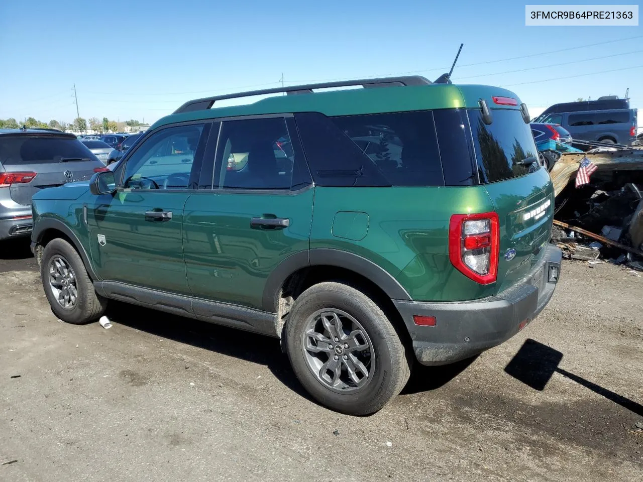 2023 Ford Bronco Sport Big Bend VIN: 3FMCR9B64PRE21363 Lot: 72906084