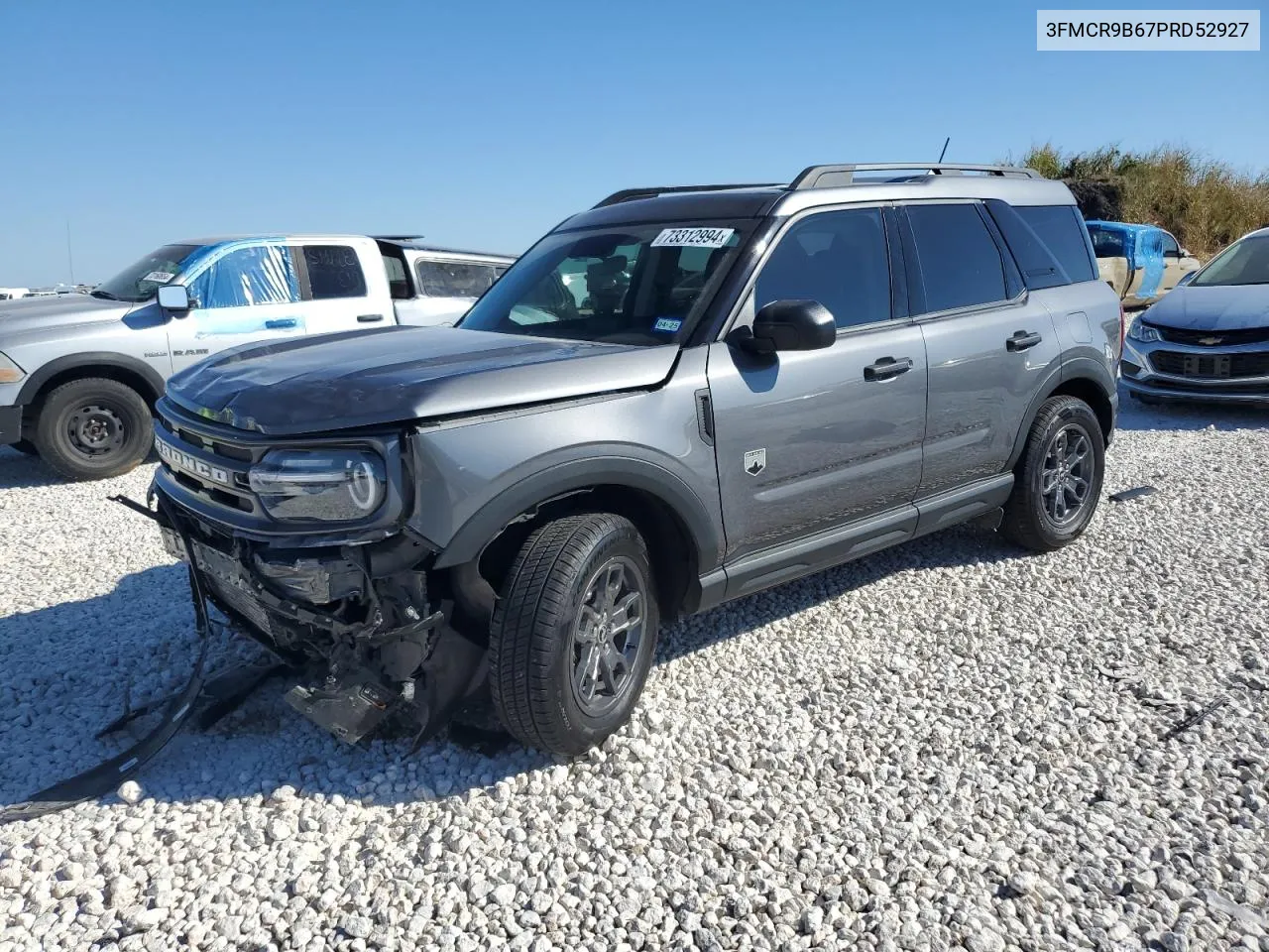 2023 Ford Bronco Sport Big Bend VIN: 3FMCR9B67PRD52927 Lot: 73312994