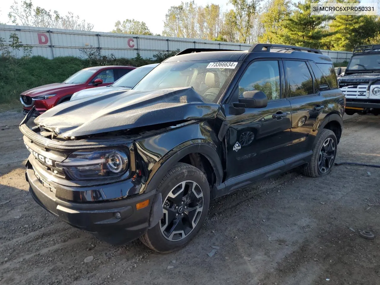 2023 Ford Bronco Sport Outer Banks VIN: 3FMCR9C6XPRD50331 Lot: 73366634