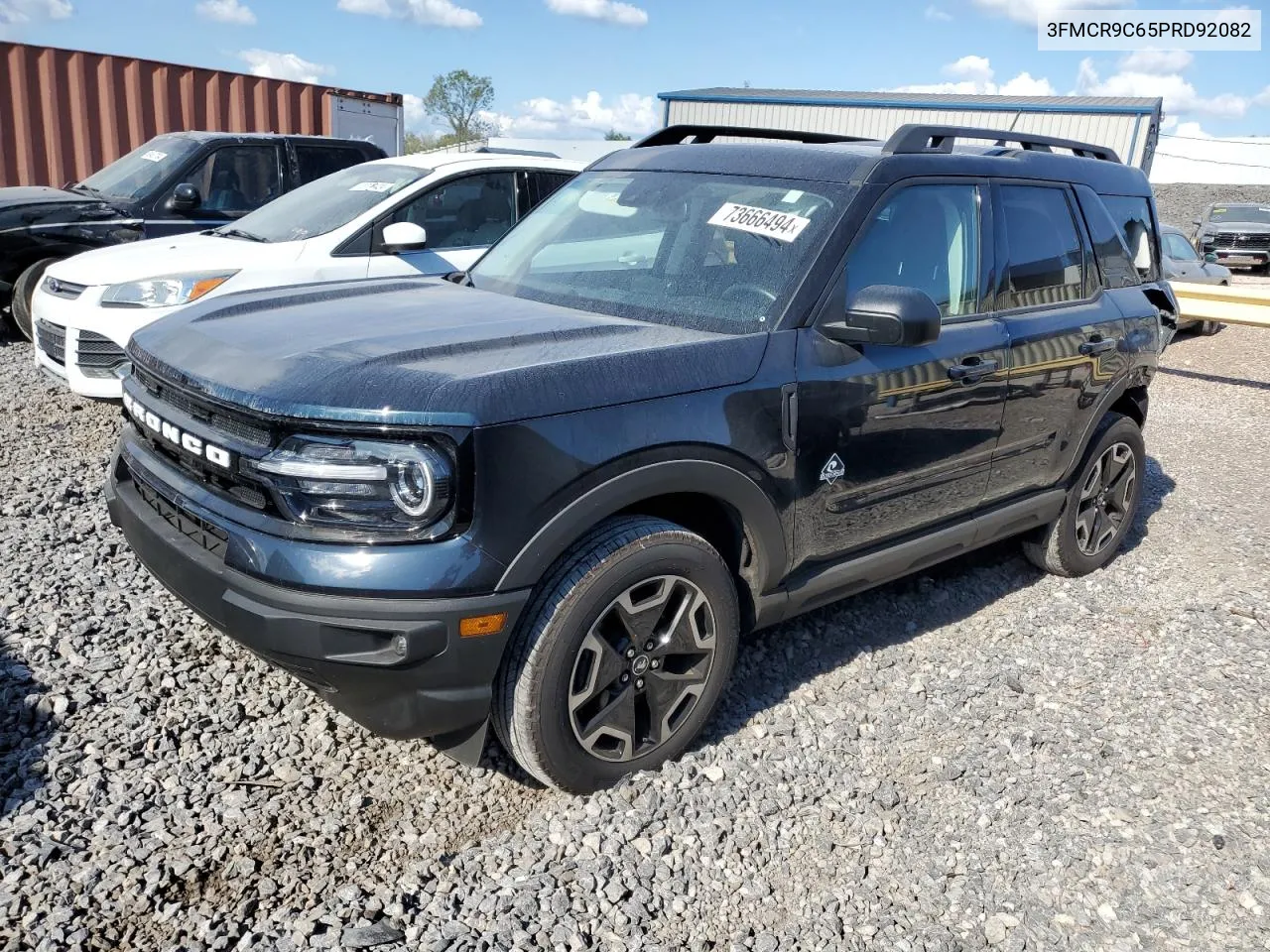 2023 Ford Bronco Sport Outer Banks VIN: 3FMCR9C65PRD92082 Lot: 73666494