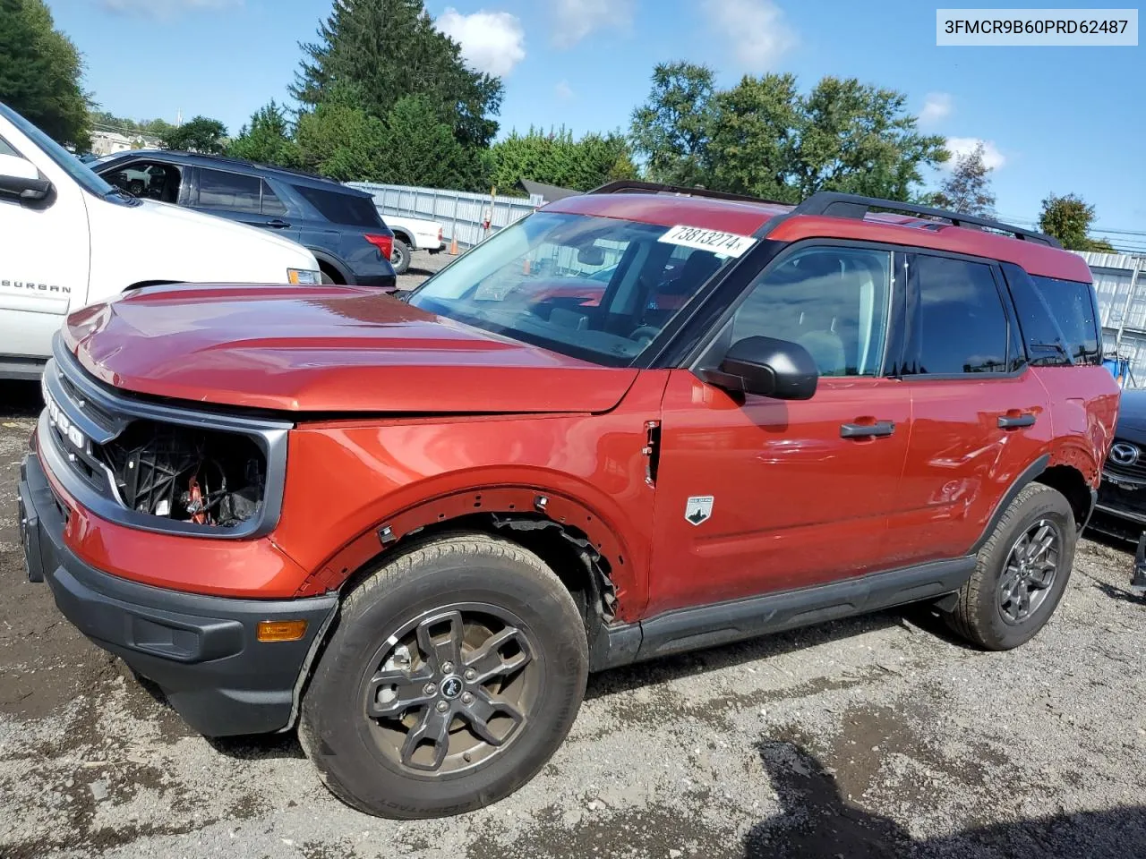 2023 Ford Bronco Sport Big Bend VIN: 3FMCR9B60PRD62487 Lot: 73813274