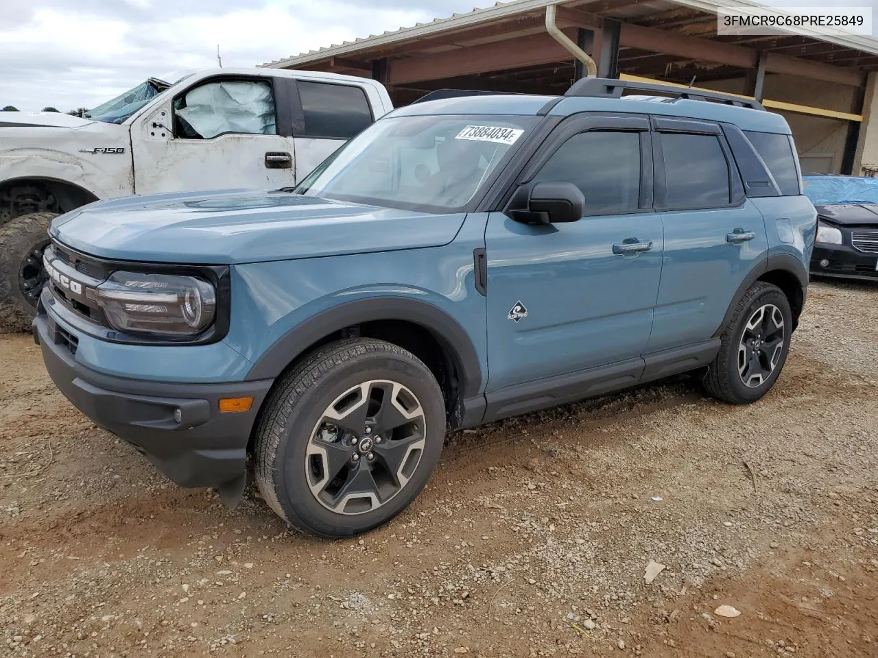 2023 Ford Bronco Sport Outer Banks VIN: 3FMCR9C68PRE25849 Lot: 73884034