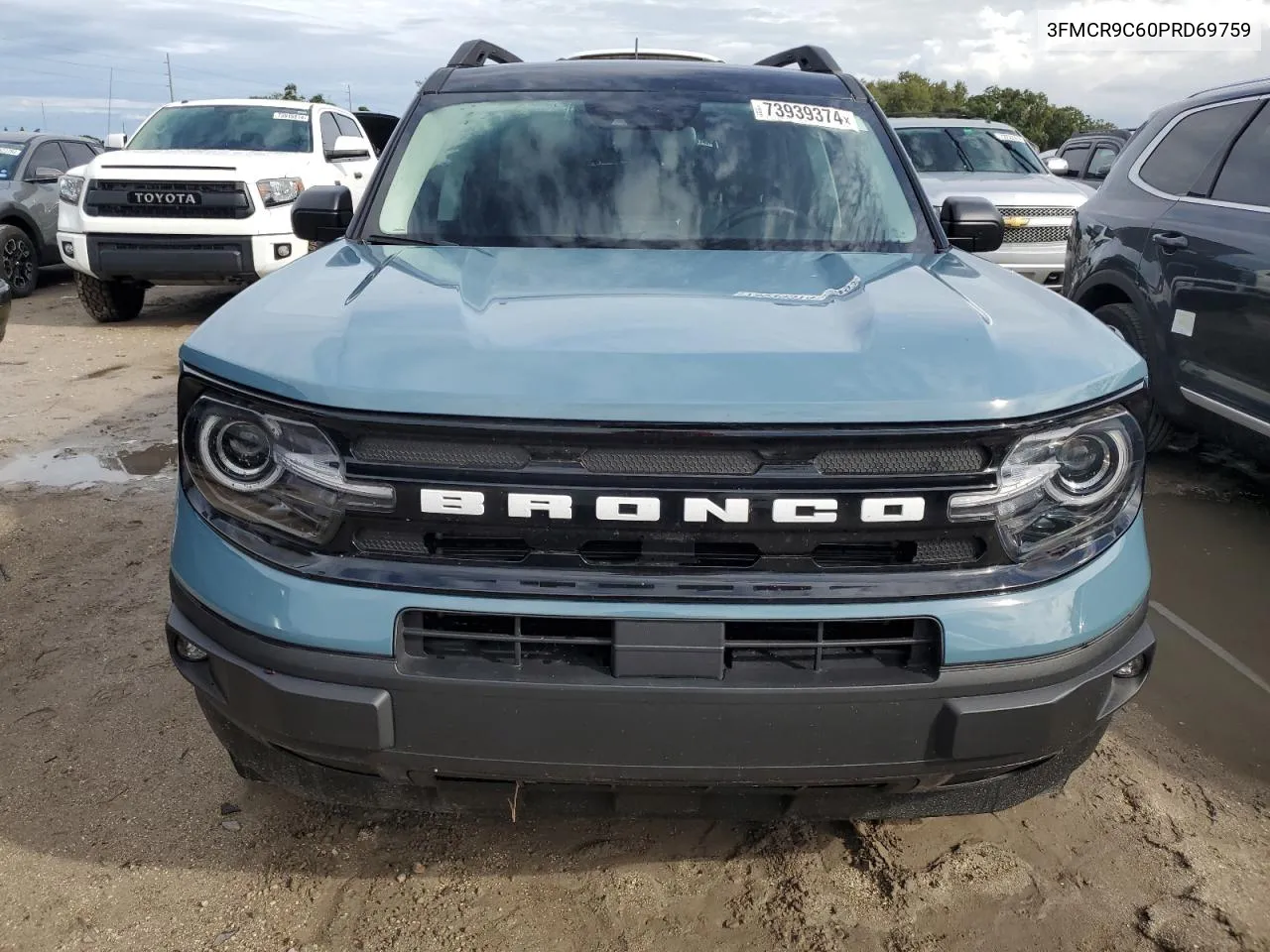 2023 Ford Bronco Sport Outer Banks VIN: 3FMCR9C60PRD69759 Lot: 73939374