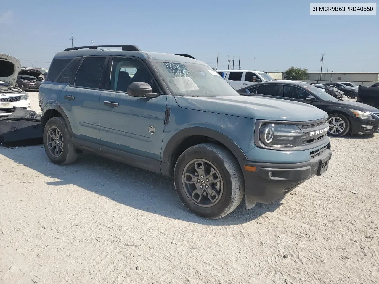 2023 Ford Bronco Sport Big Bend VIN: 3FMCR9B63PRD40550 Lot: 74165104