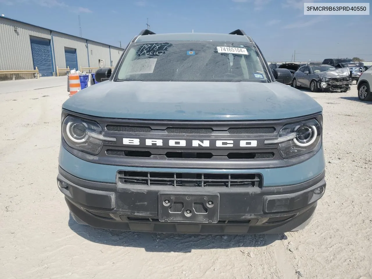 2023 Ford Bronco Sport Big Bend VIN: 3FMCR9B63PRD40550 Lot: 74165104