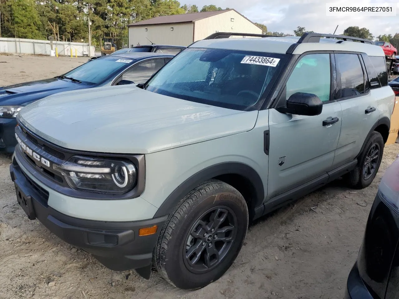 2023 Ford Bronco Sport Big Bend VIN: 3FMCR9B64PRE27051 Lot: 74433864