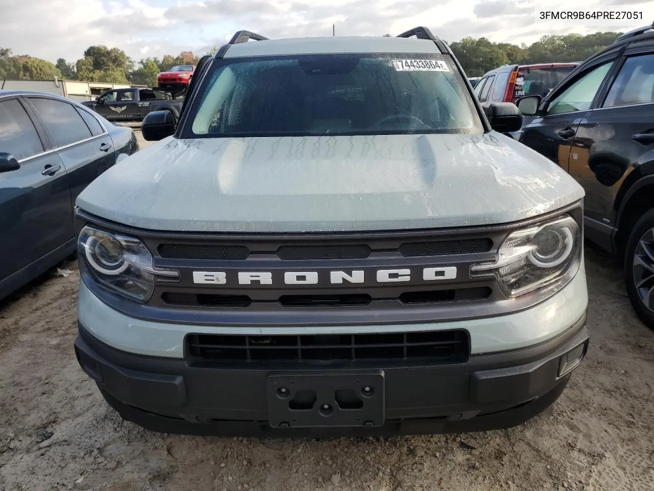 2023 Ford Bronco Sport Big Bend VIN: 3FMCR9B64PRE27051 Lot: 74433864