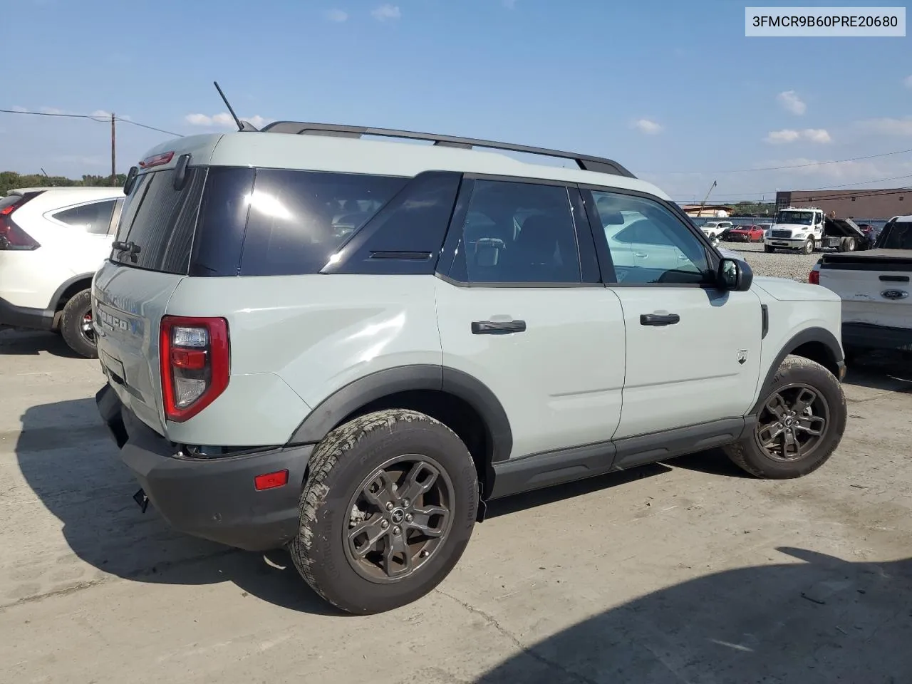 2023 Ford Bronco Sport Big Bend VIN: 3FMCR9B60PRE20680 Lot: 74779094