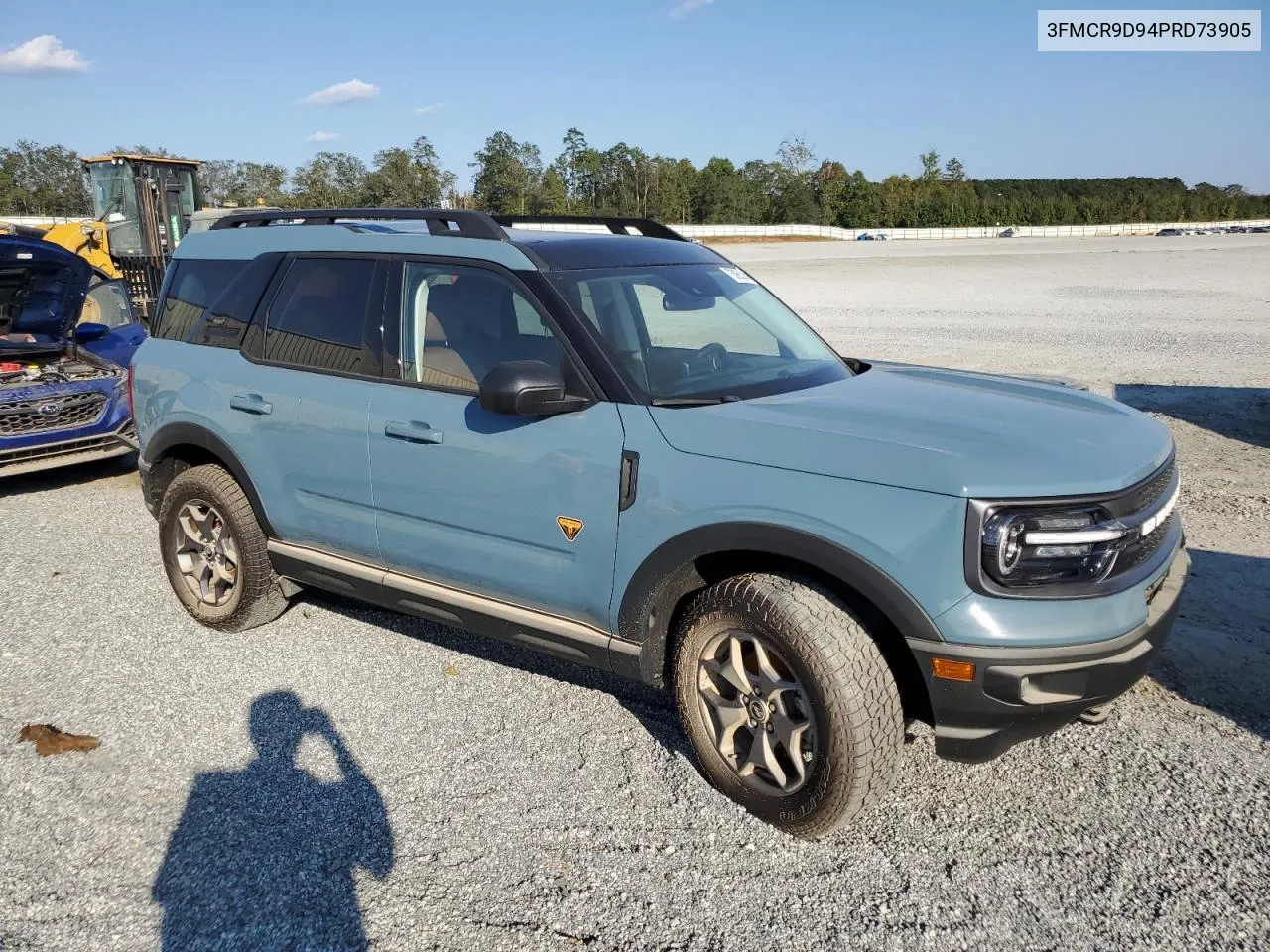 2023 Ford Bronco Sport Badlands VIN: 3FMCR9D94PRD73905 Lot: 75065324