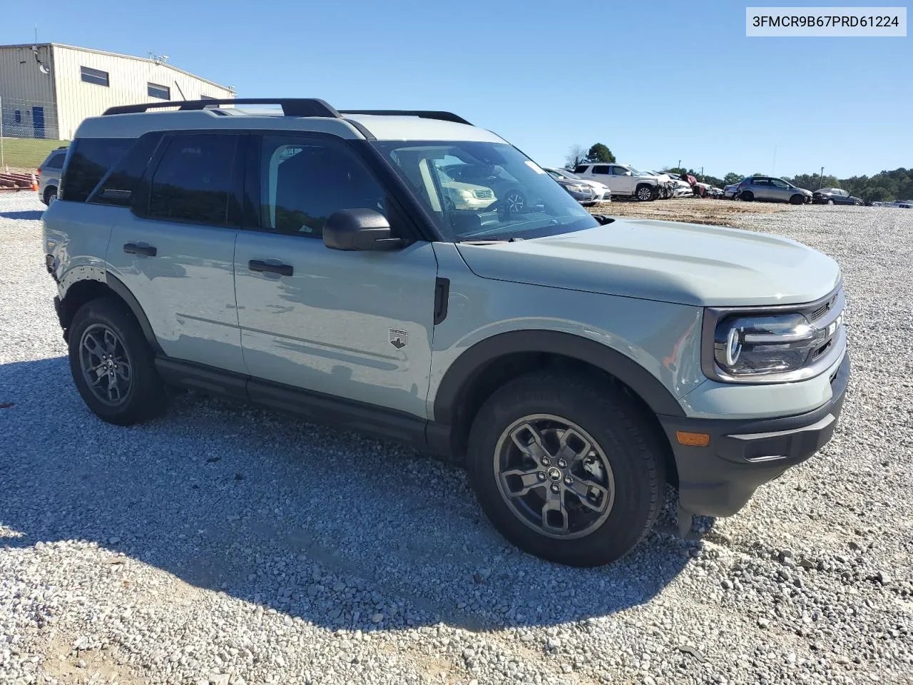 2023 Ford Bronco Sport Big Bend VIN: 3FMCR9B67PRD61224 Lot: 75521734