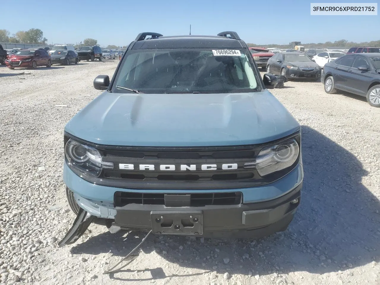 2023 Ford Bronco Sport Outer Banks VIN: 3FMCR9C6XPRD21752 Lot: 76696294