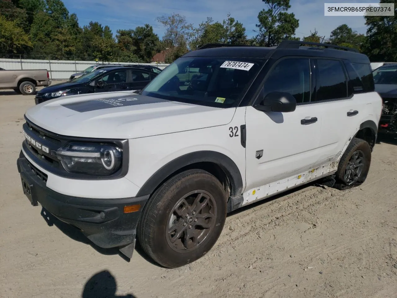 2023 Ford Bronco Sport Big Bend VIN: 3FMCR9B65PRE07374 Lot: 76787474