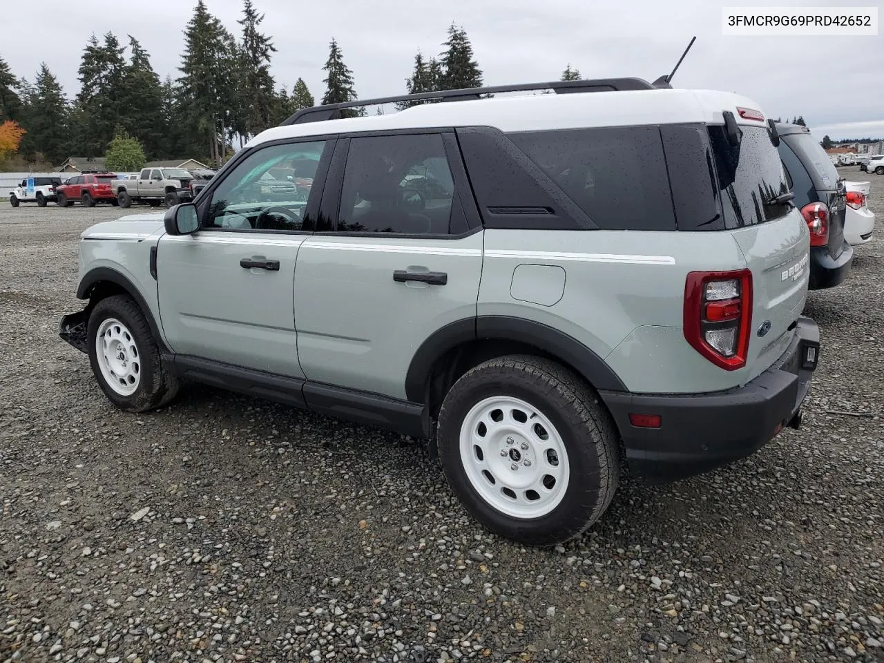 2023 Ford Bronco Sport Heritage VIN: 3FMCR9G69PRD42652 Lot: 77009724