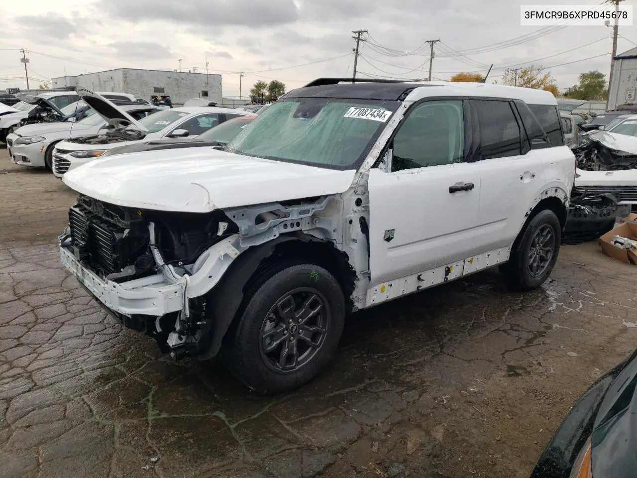 2023 Ford Bronco Sport Big Bend VIN: 3FMCR9B6XPRD45678 Lot: 77087434