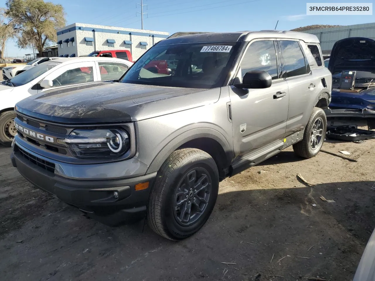 2023 Ford Bronco Sport Big Bend VIN: 3FMCR9B64PRE35280 Lot: 77468784