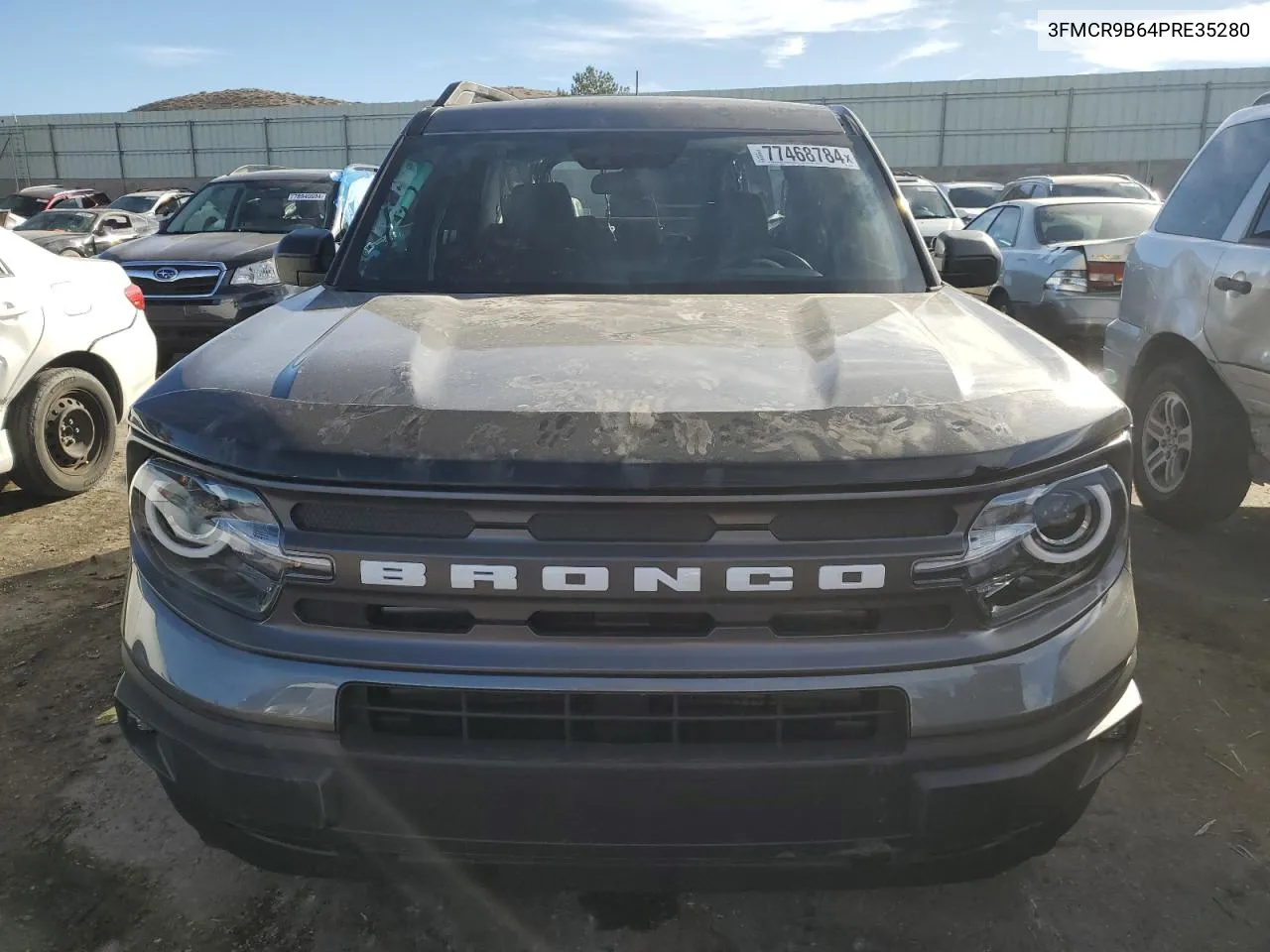 2023 Ford Bronco Sport Big Bend VIN: 3FMCR9B64PRE35280 Lot: 77468784