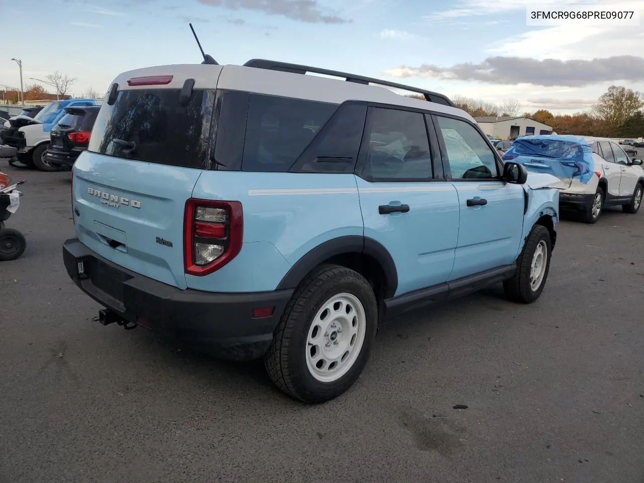 2023 Ford Bronco Sport Heritage VIN: 3FMCR9G68PRE09077 Lot: 77828794