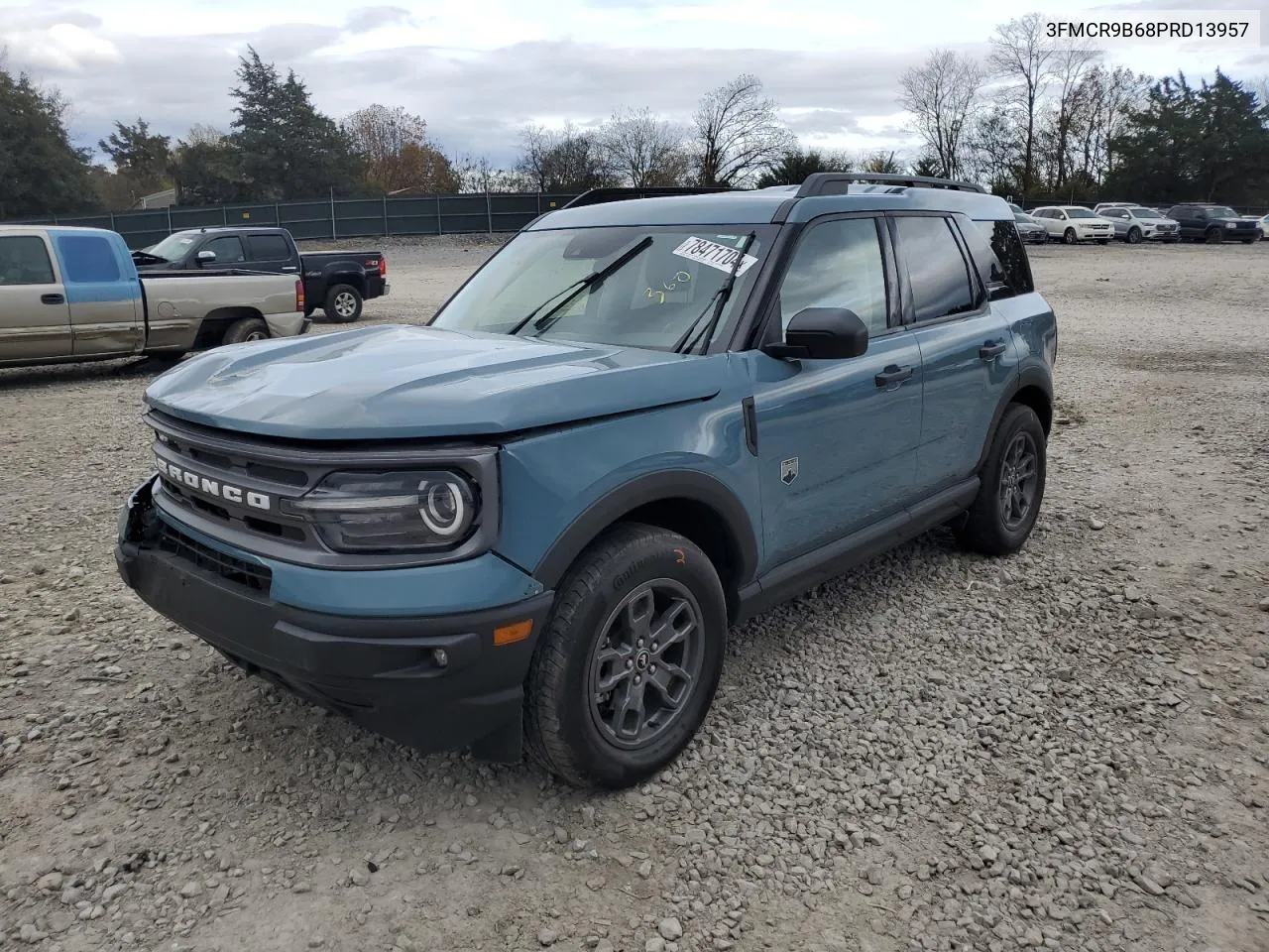 2023 Ford Bronco Sport Big Bend VIN: 3FMCR9B68PRD13957 Lot: 78471704