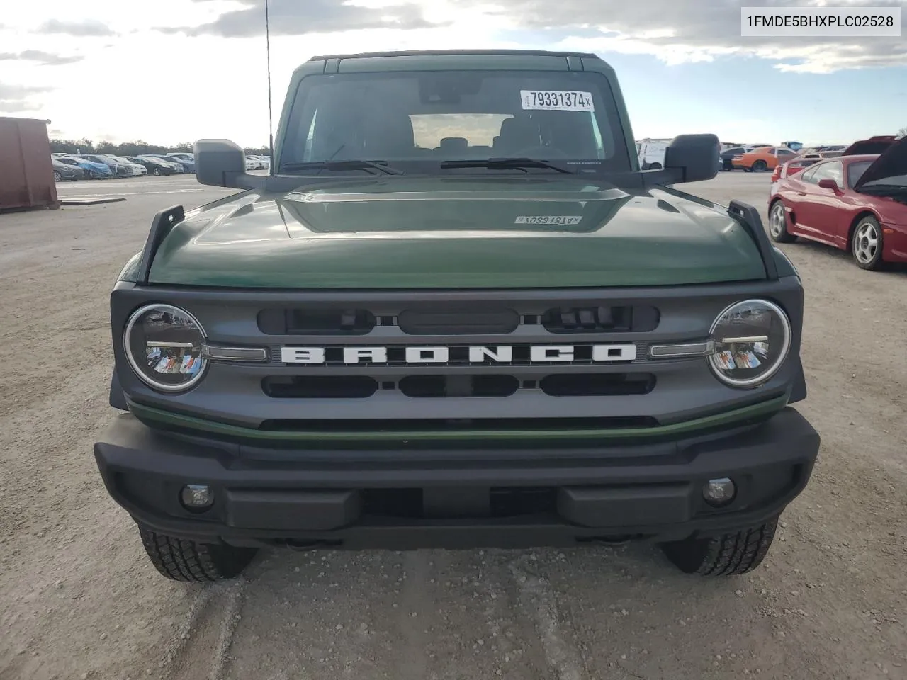 2023 Ford Bronco Base VIN: 1FMDE5BHXPLC02528 Lot: 79331374