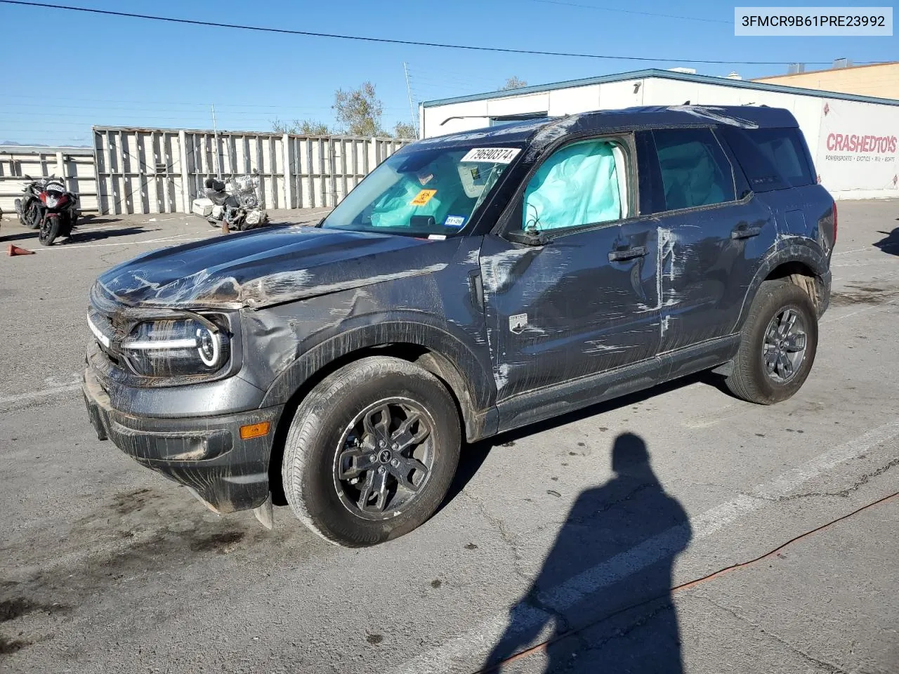 2023 Ford Bronco Sport Big Bend VIN: 3FMCR9B61PRE23992 Lot: 79690374