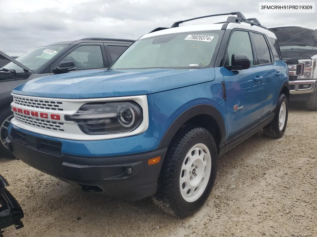 2023 Ford Bronco Sport Heritage Limited VIN: 3FMCR9H91PRD19309 Lot: 79820374