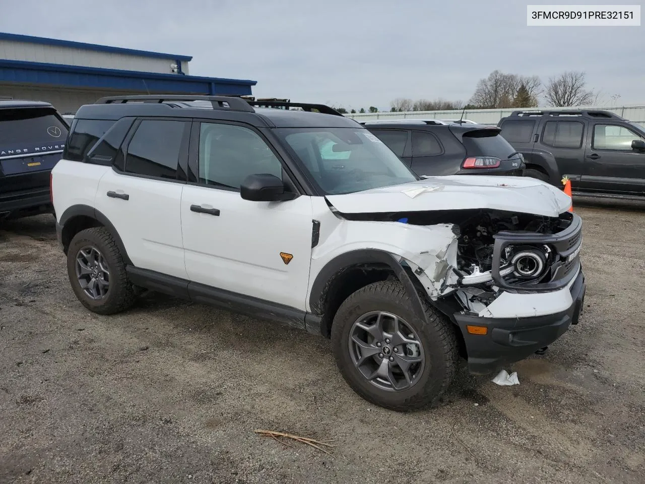 2023 Ford Bronco Sport Badlands VIN: 3FMCR9D91PRE32151 Lot: 80413284