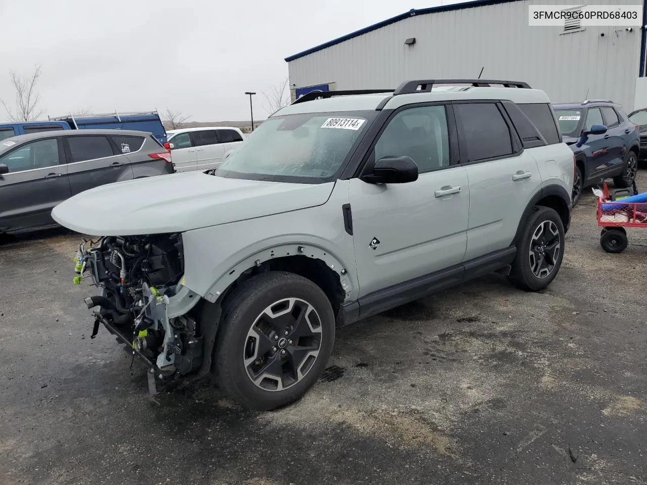 2023 Ford Bronco Sport Outer Banks VIN: 3FMCR9C60PRD68403 Lot: 80913114