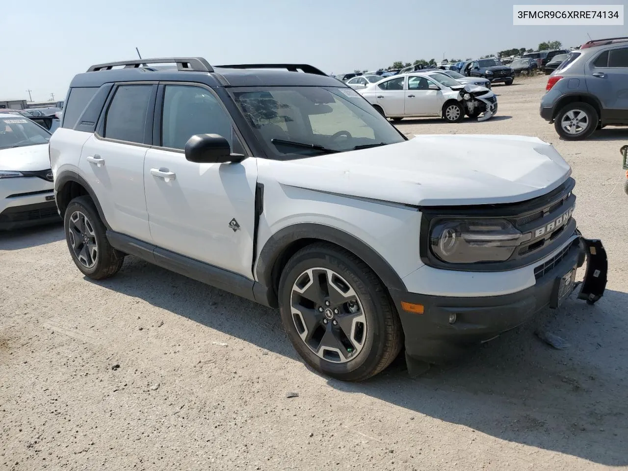 2024 Ford Bronco Sport Outer Banks VIN: 3FMCR9C6XRRE74134 Lot: 58098234