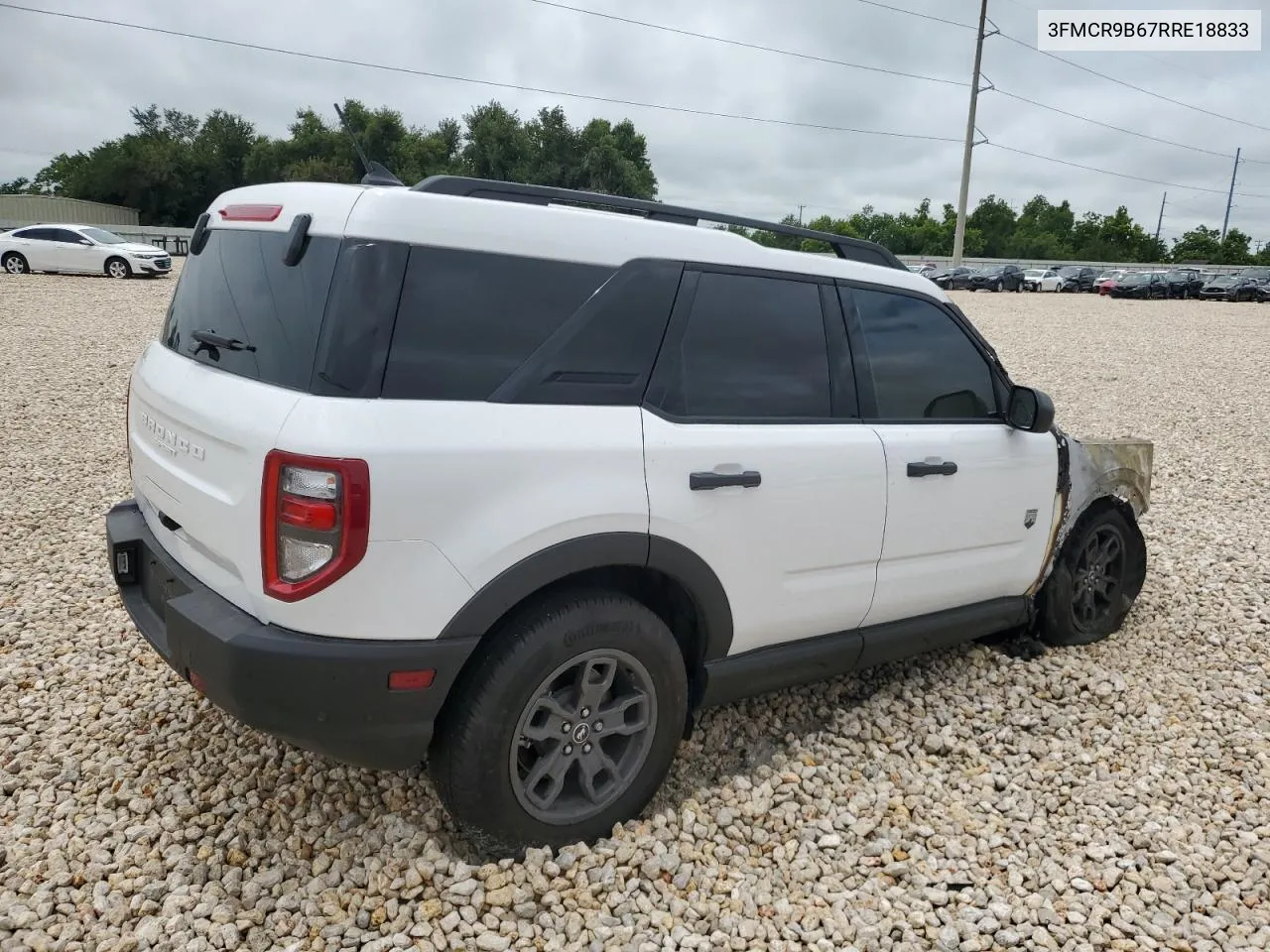 2024 Ford Bronco Sport Big Bend VIN: 3FMCR9B67RRE18833 Lot: 58916834