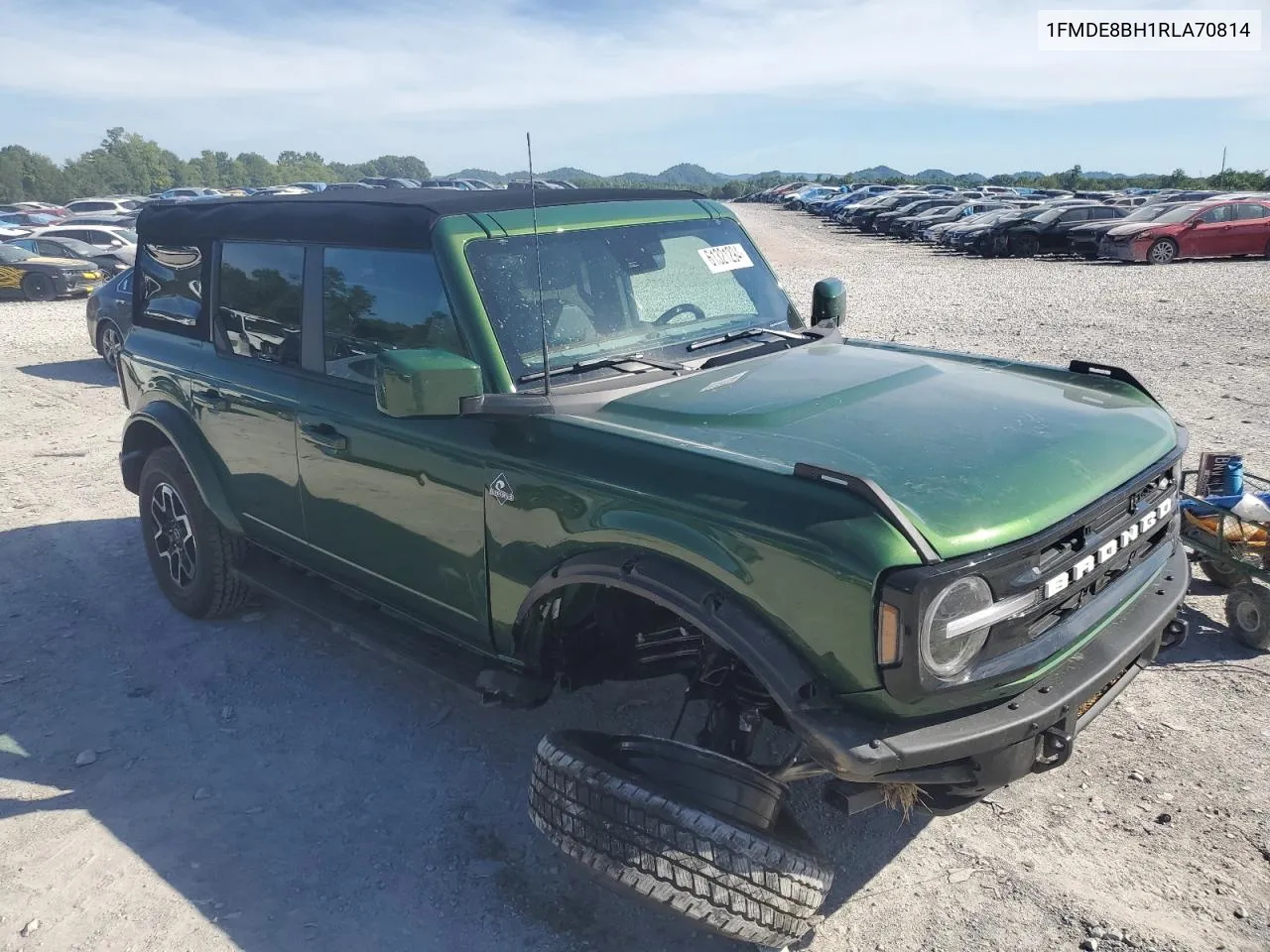 2024 Ford Bronco Outer Banks VIN: 1FMDE8BH1RLA70814 Lot: 61321294