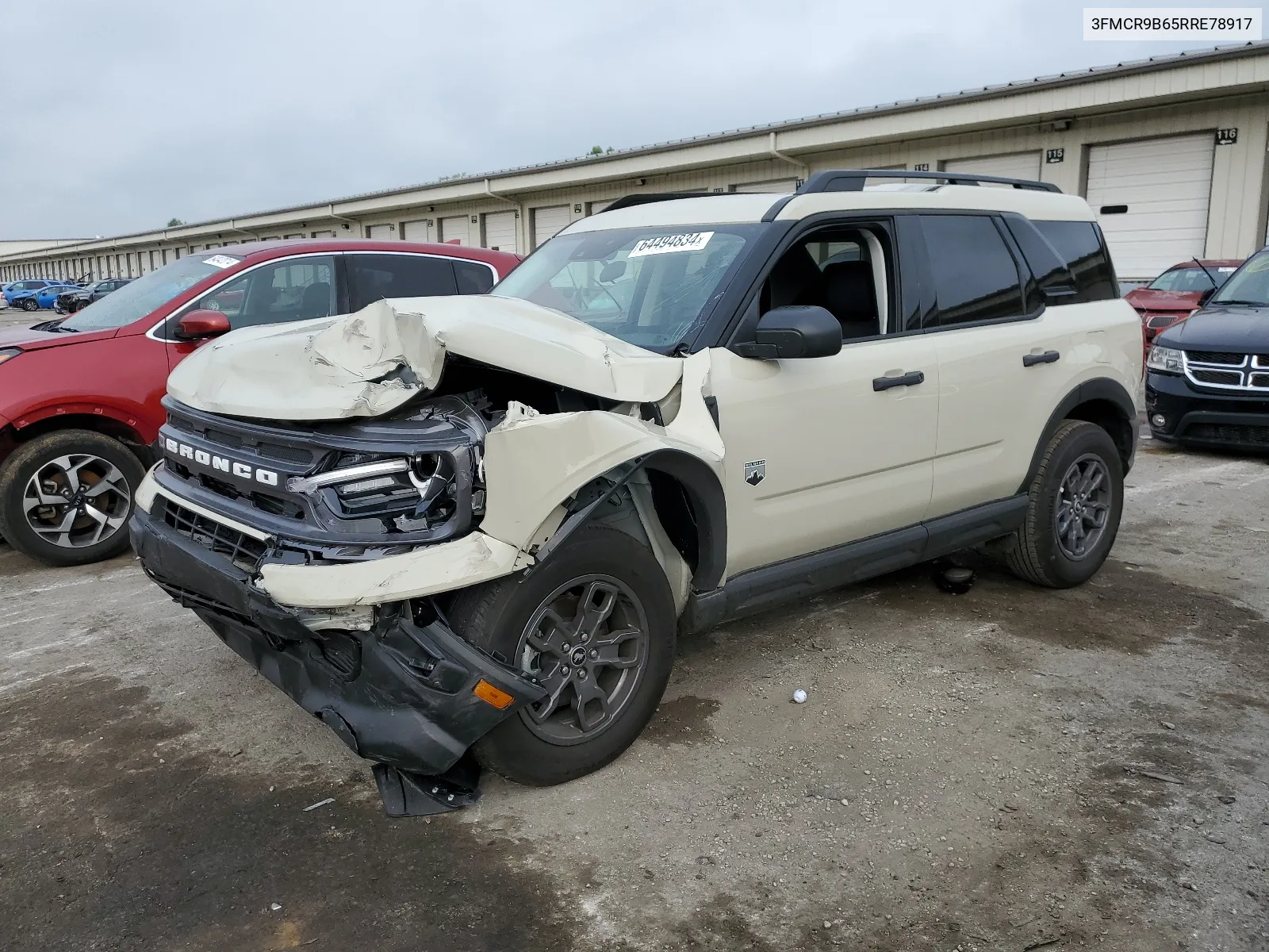 2024 Ford Bronco Sport Big Bend VIN: 3FMCR9B65RRE78917 Lot: 64494834