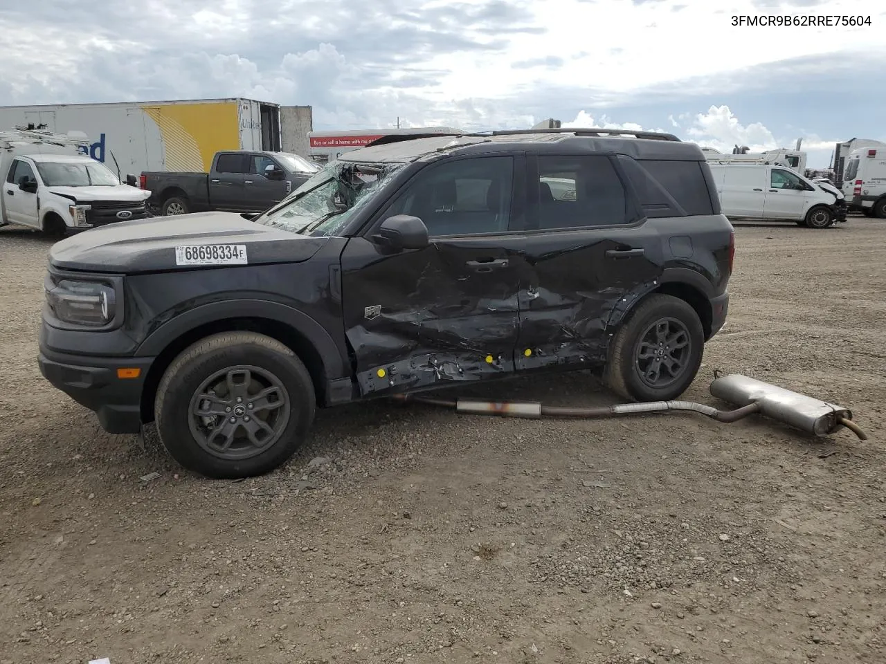 2024 Ford Bronco Sport Big Bend VIN: 3FMCR9B62RRE75604 Lot: 68698334