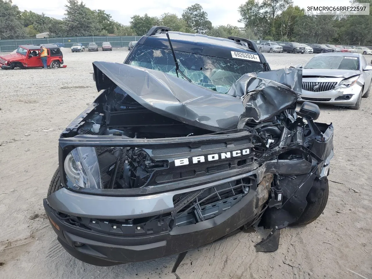 2024 Ford Bronco Sport Outer Banks VIN: 3FMCR9C66RRF22597 Lot: 69262034