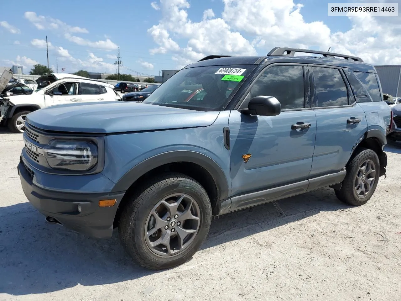 2024 Ford Bronco Sport Badlands VIN: 3FMCR9D93RRE14463 Lot: 69400734