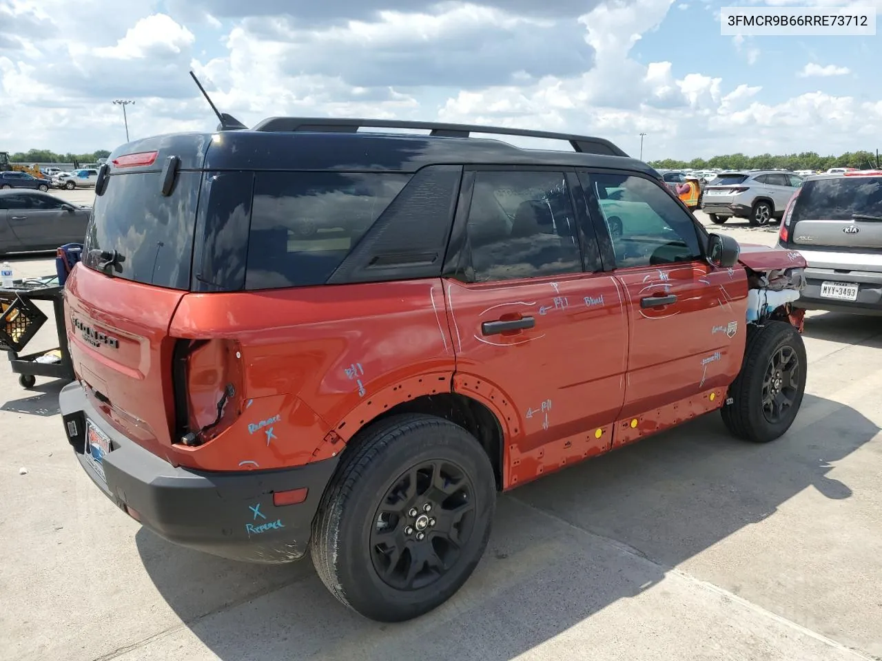 2024 Ford Bronco Sport Big Bend VIN: 3FMCR9B66RRE73712 Lot: 69525514