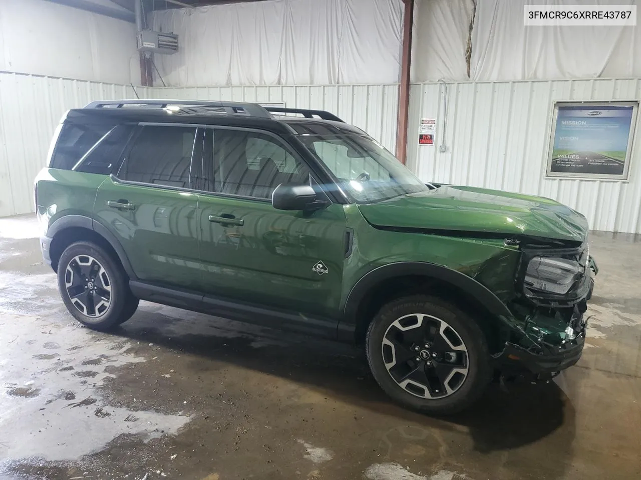 2024 Ford Bronco Sport Outer Banks VIN: 3FMCR9C6XRRE43787 Lot: 71286224