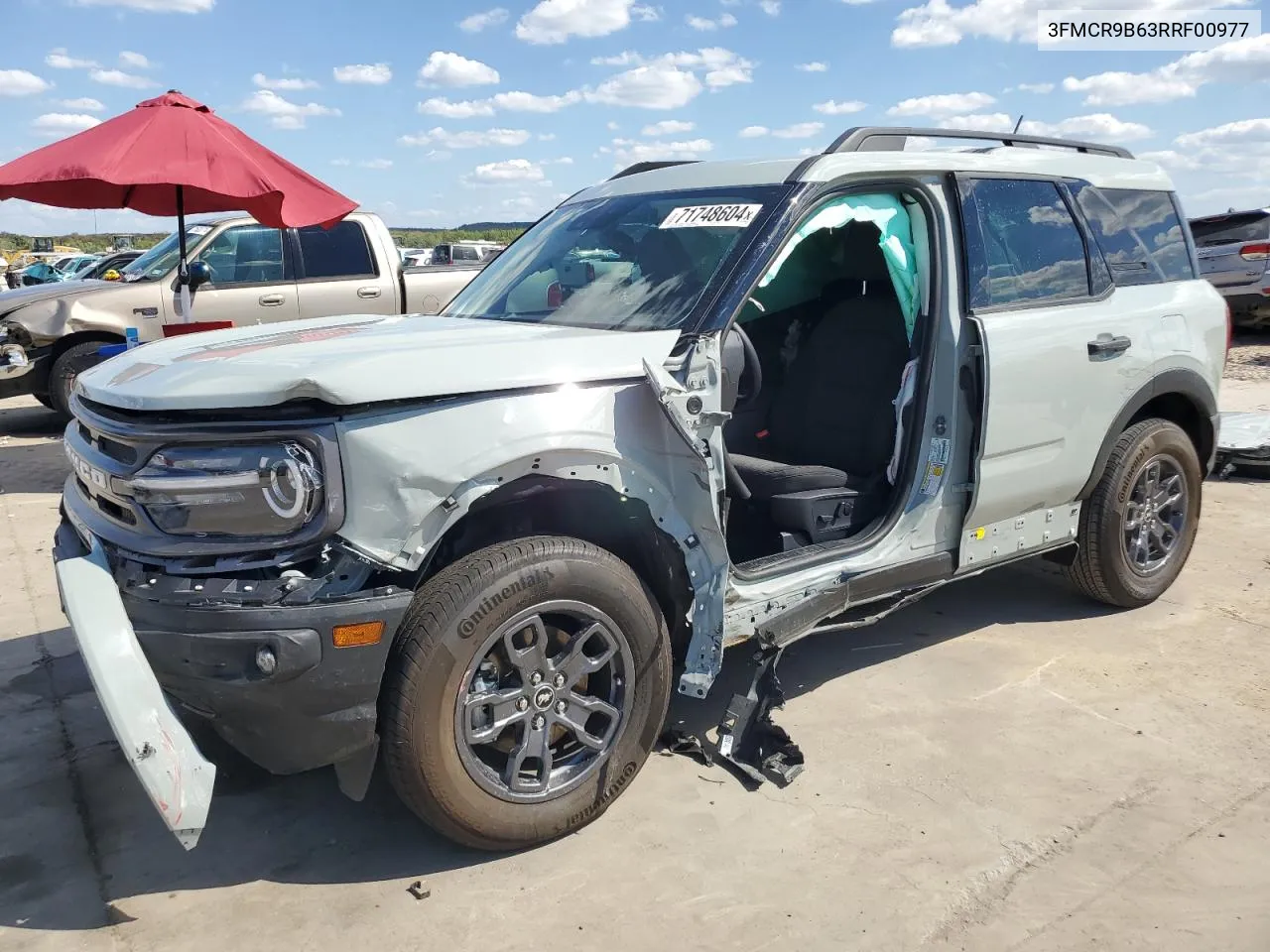 2024 Ford Bronco Sport Big Bend VIN: 3FMCR9B63RRF00977 Lot: 71748604