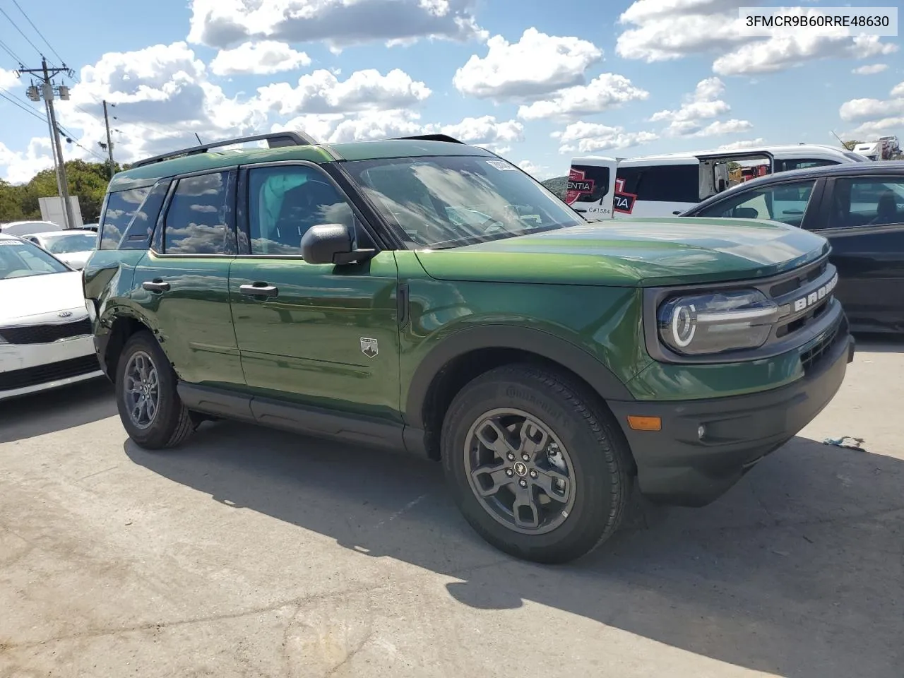 2024 Ford Bronco Sport Big Bend VIN: 3FMCR9B60RRE48630 Lot: 72082484